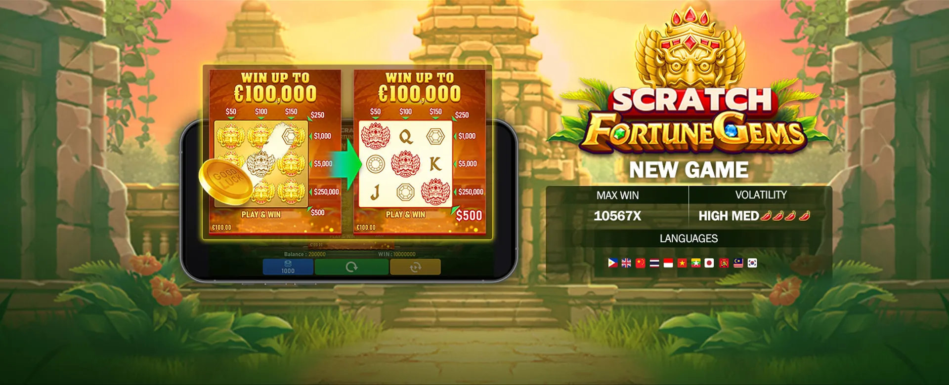 Poppy Playtime game installation background with NicePH casino elements